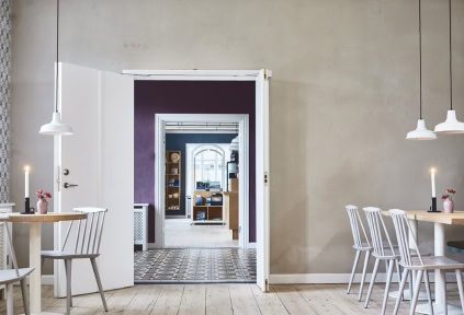 The museum café at Højer Mill