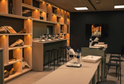 Das Labor bei der Grammer Tongrube