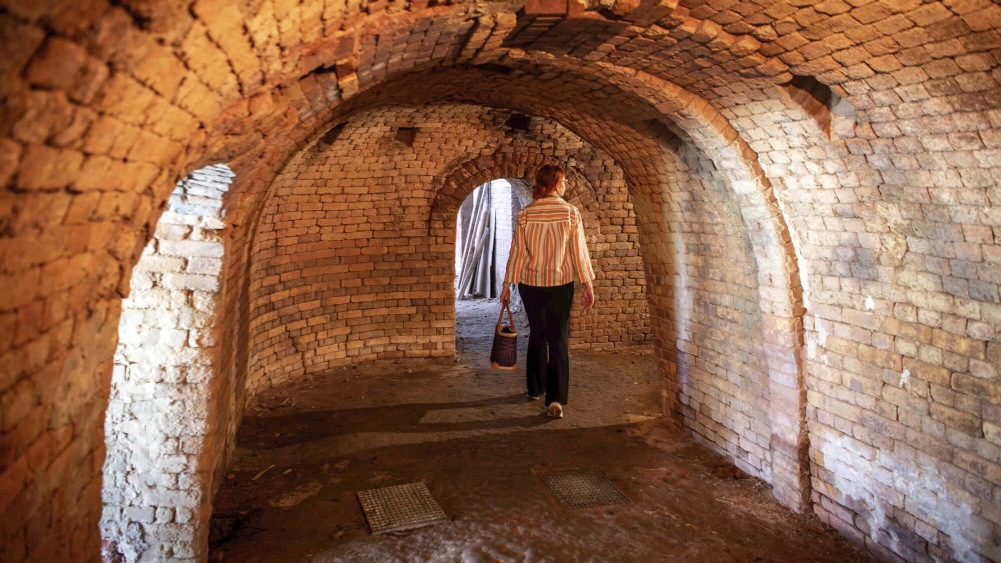 Kvinde går i rundt.